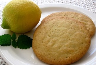 Лимонное печенье с мелиссой