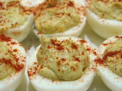 Рецепт Яйца с начинкой карри