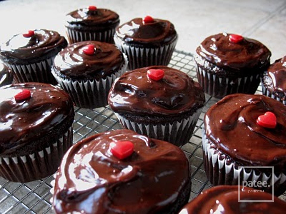 Шоколадные кексы с ганашем - Шаг 12