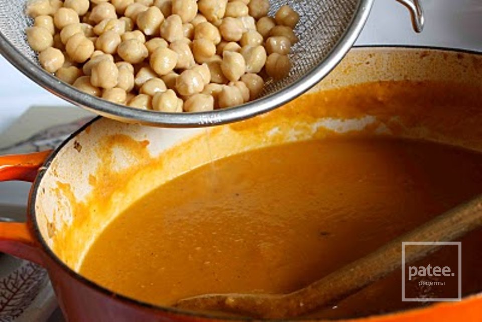 Африканский томатный суп с нутом и сладким картофелем - Шаг 5