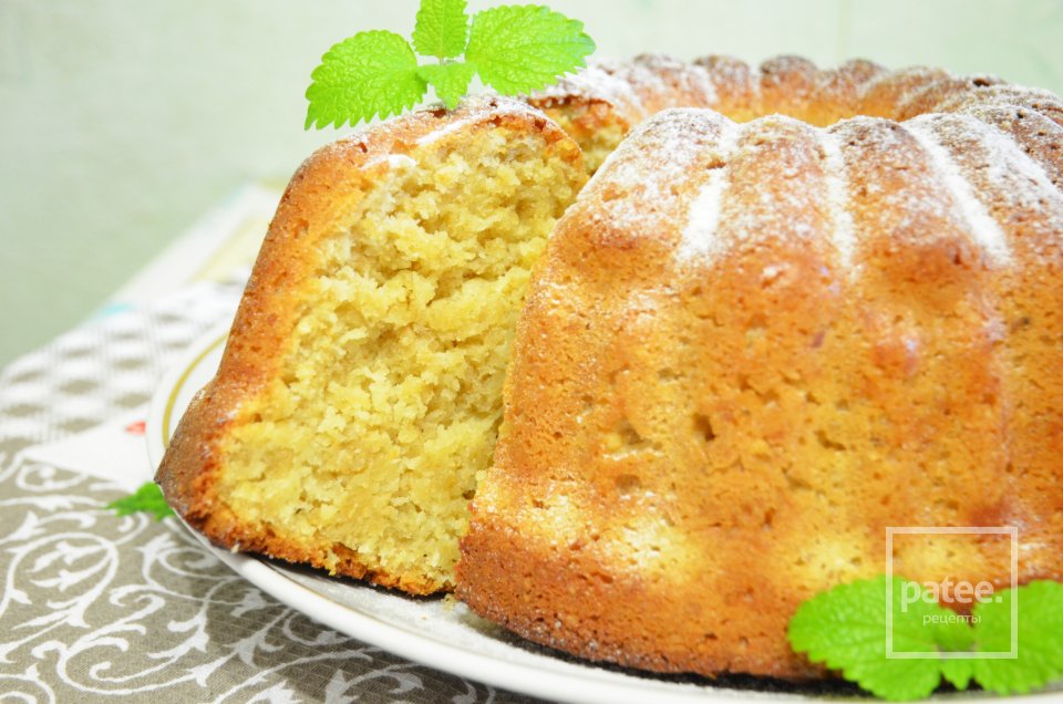 Кокосовый пирог с овсяными хлопьями - Шаг 16