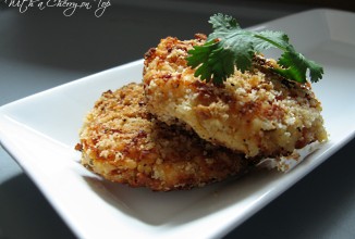 Рисовые фриттеры с сыром и беконом