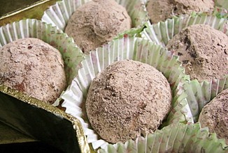 Шоколадное печенье-трюфели