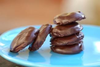 Мятно-шоколадное печенье