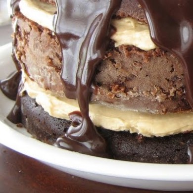 Шоколадно-арахисовый торт - Шаг 11