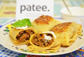 Блинчики с мясом