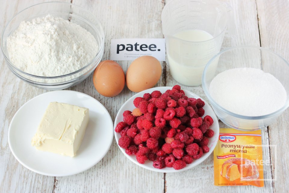 Маффины с малиной - Шаг 1