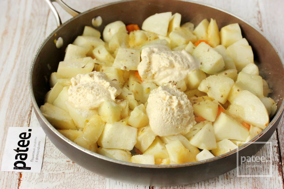 Патиссоны в сметанно-томатном остром соусе - Шаг 6