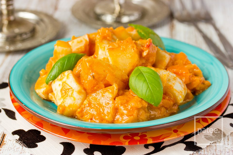 Патиссоны в сметанно-томатном остром соусе - Шаг 10