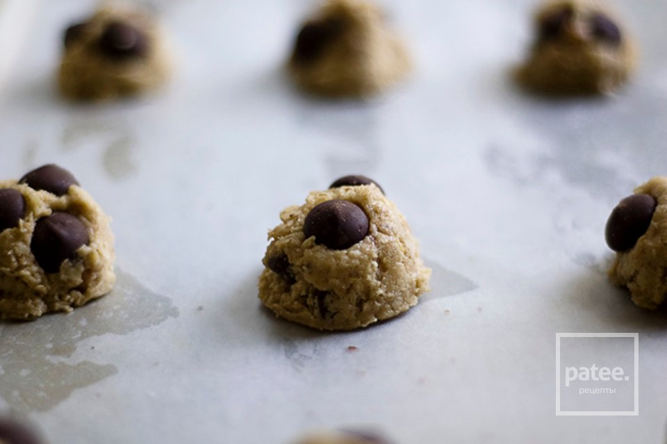 Овсяное печенье с шоколадом - Шаг 9