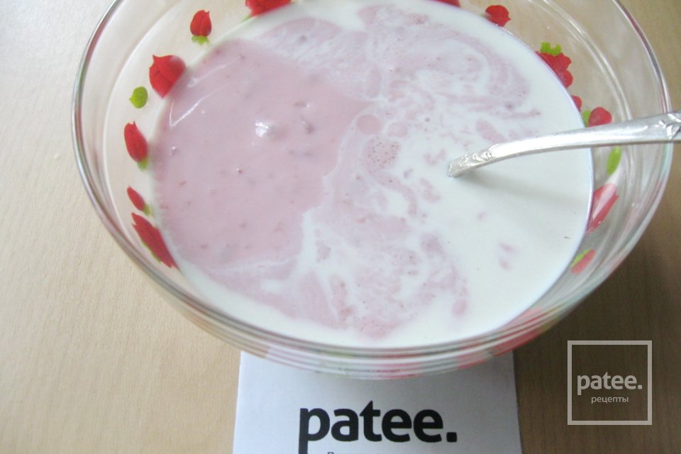 Круассаны с вишней в суфле из йогурта - Шаг 6