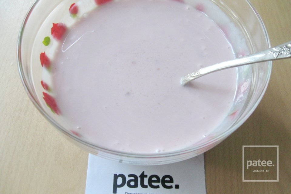 Круассаны с вишней в суфле из йогурта - Шаг 7