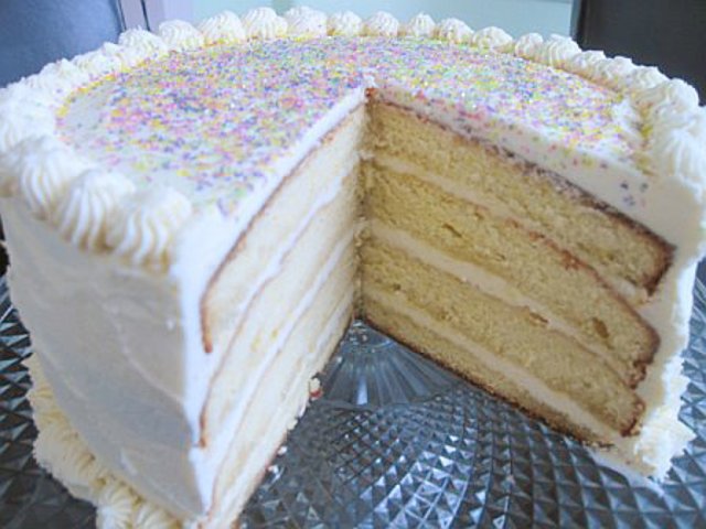 Ванильно-ромовый торт