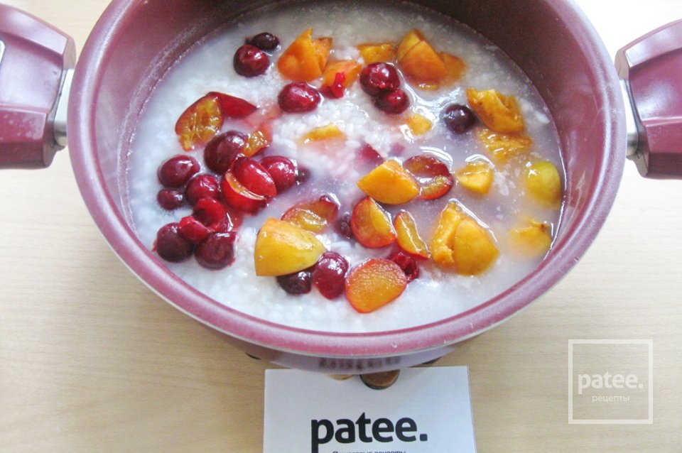 Рисовая каша с фруктами - Шаг 6