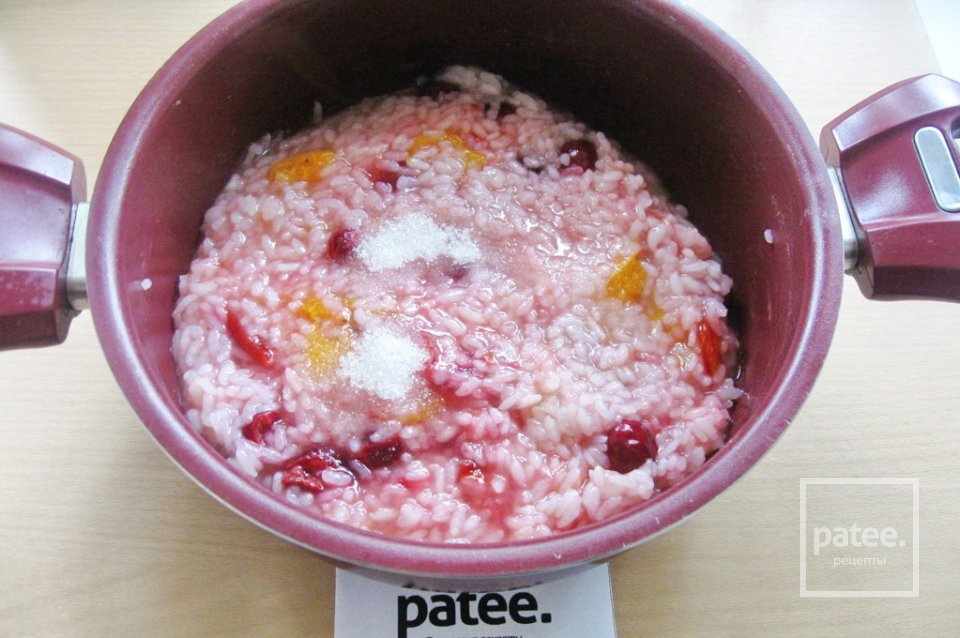 Рисовая каша с фруктами - Шаг 7