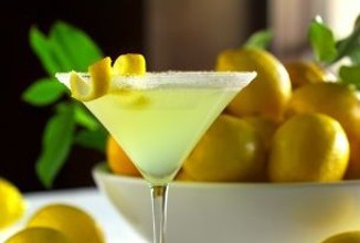Лимонный мартини