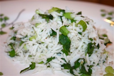 Рецепт Рис с зеленью