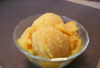 Манговое сорбе