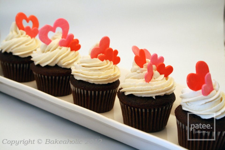 Шоколадные кексы с ванильным кремом - Шаг 11