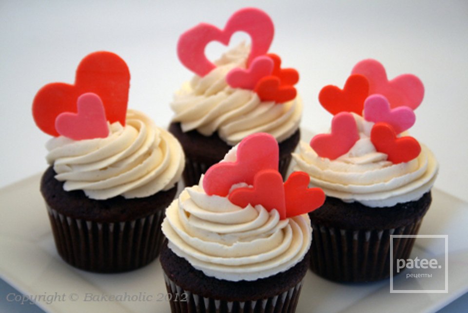 Шоколадные кексы с ванильным кремом - Шаг 13