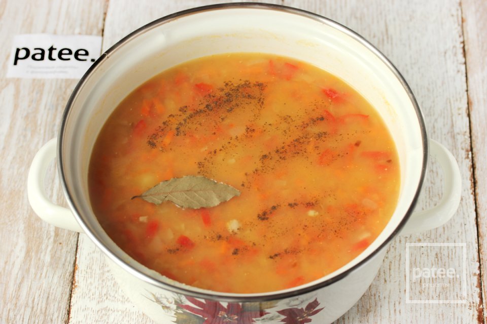 Суп гороховый с ветчиной - Шаг 15