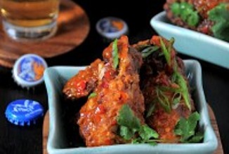 Хрустящие куриные крылышки