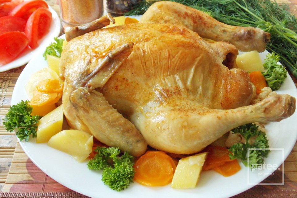 Курица, запеченная в рукаве с овощами - Шаг 12