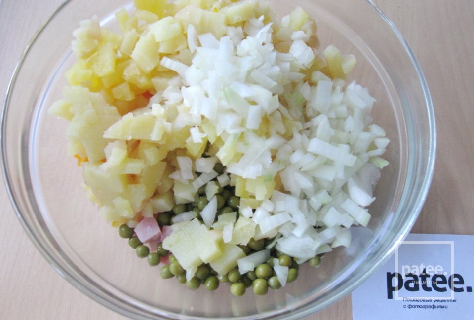 Винегрет с ветчиной - Шаг 10