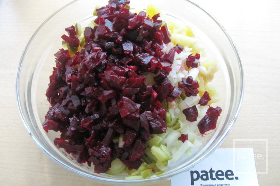 Винегрет с ветчиной - Шаг 13