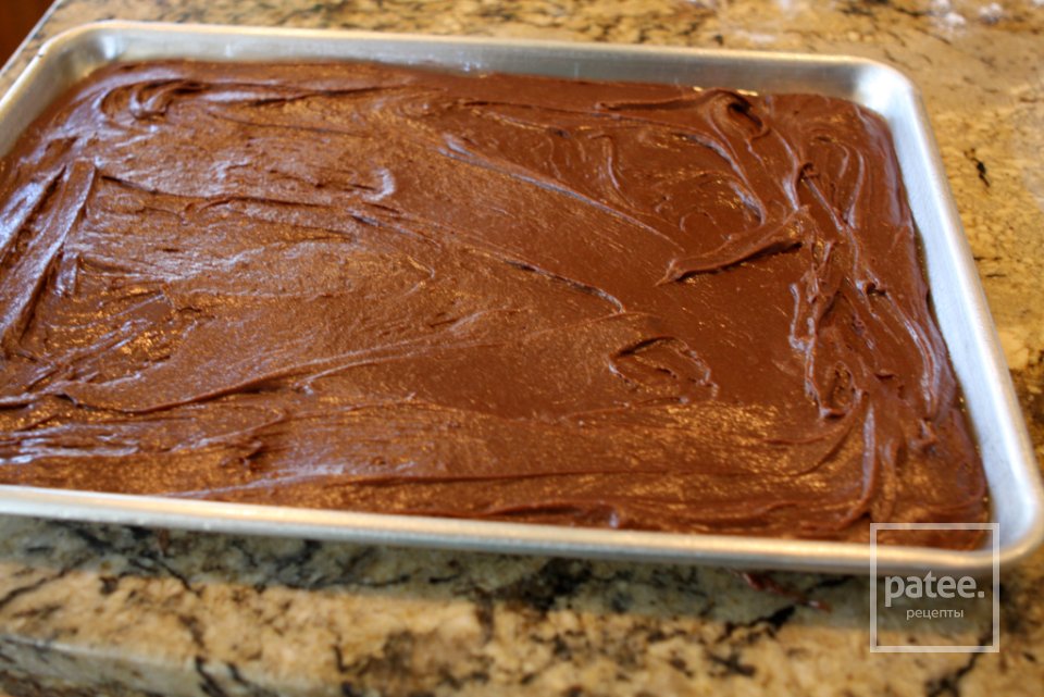 Мятные брауни с глазурью - Шаг 5