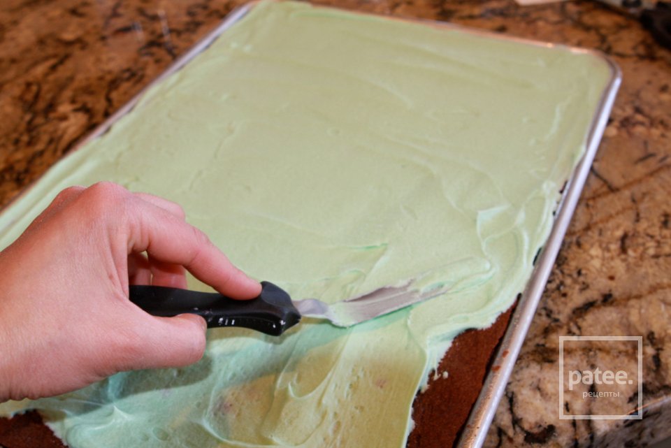 Мятные брауни с глазурью - Шаг 8