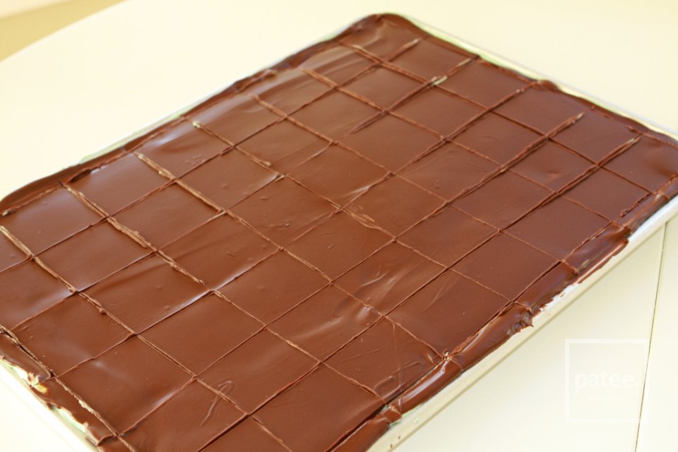 Мятные брауни с глазурью - Шаг 11