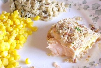 Филе лосося с медом и горчицей