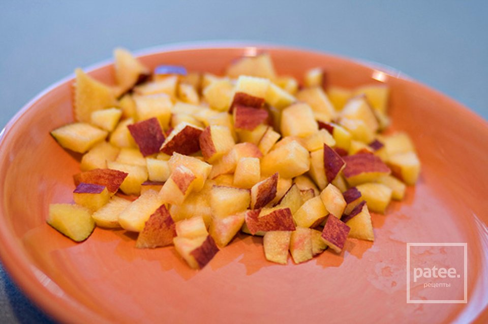 Персиковые кексы с ревенем - Шаг 3