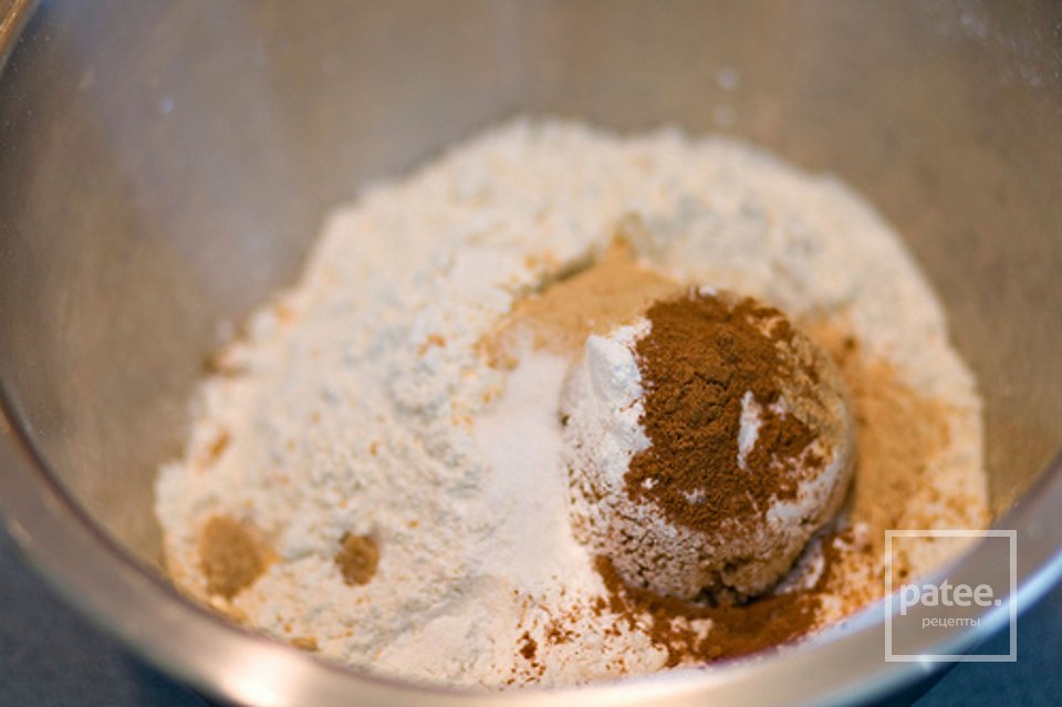 Персиковые кексы с ревенем - Шаг 5