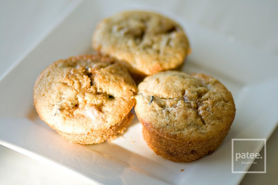 Персиковые кексы с ревенем - Шаг 13