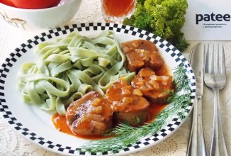 Тушеный говяжий язык