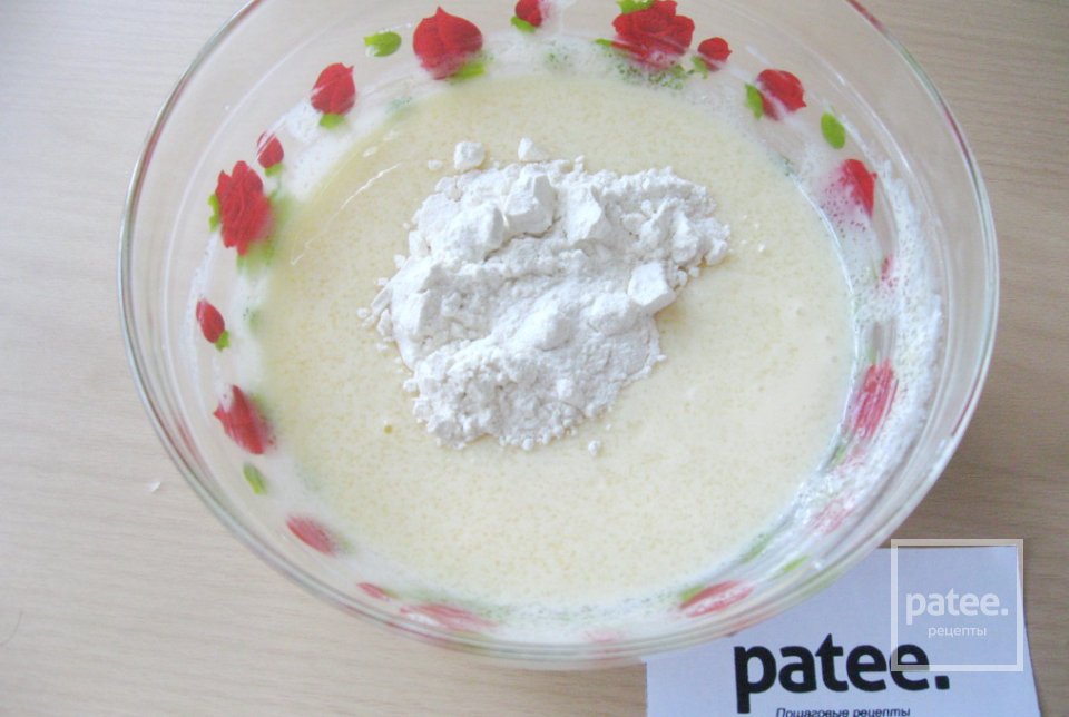 Открытый пирог с вишней - Шаг 12