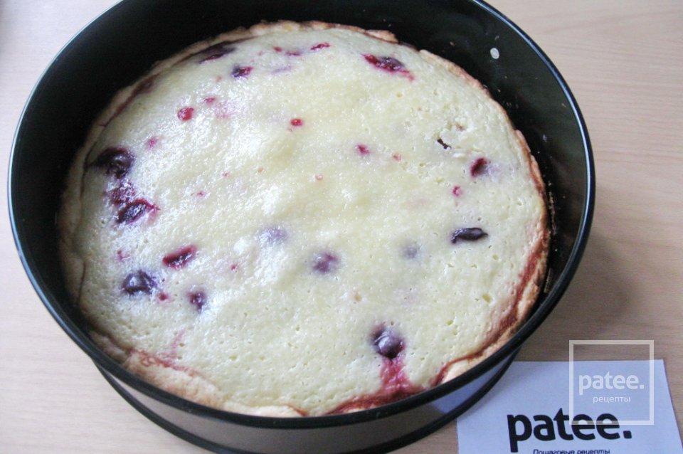 Открытый пирог с вишней - Шаг 15