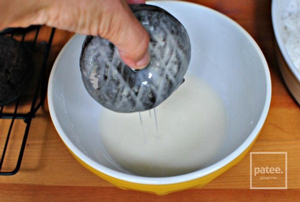 Шоколадно-кокосовые пончики - Шаг 15