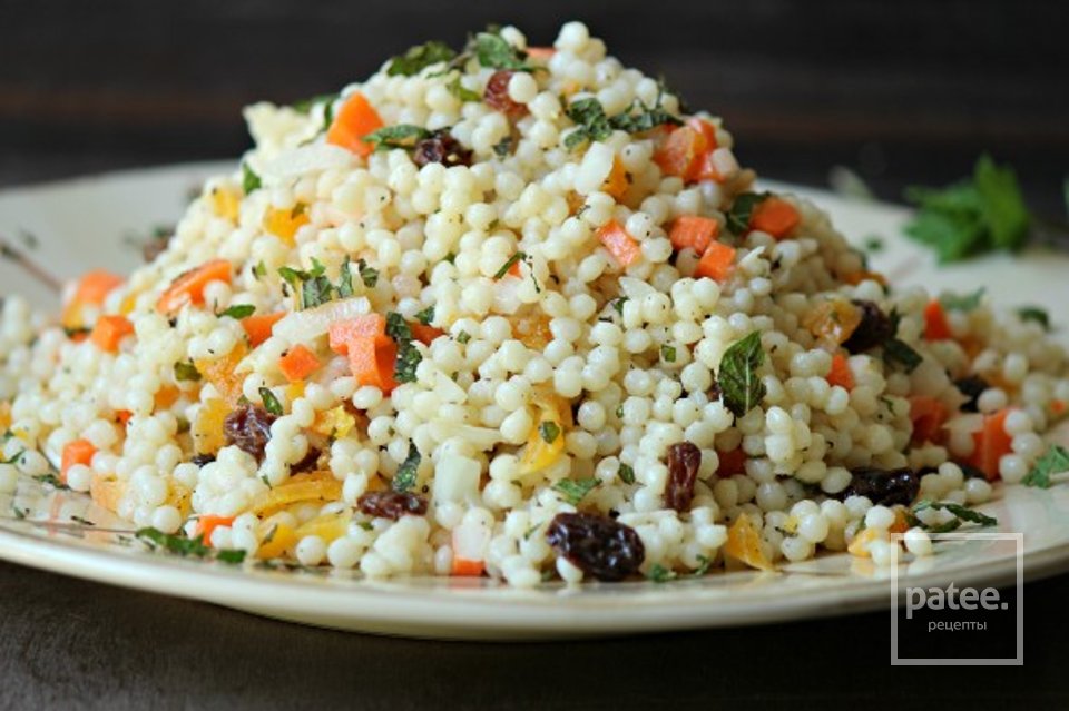 Салат из кускуса с морковью и мятой - Шаг 4