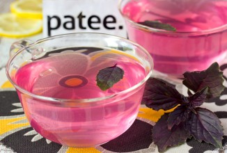 Напиток из базилика с лимоном