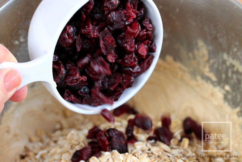 Овсяное печенье с клюквой - Шаг 14