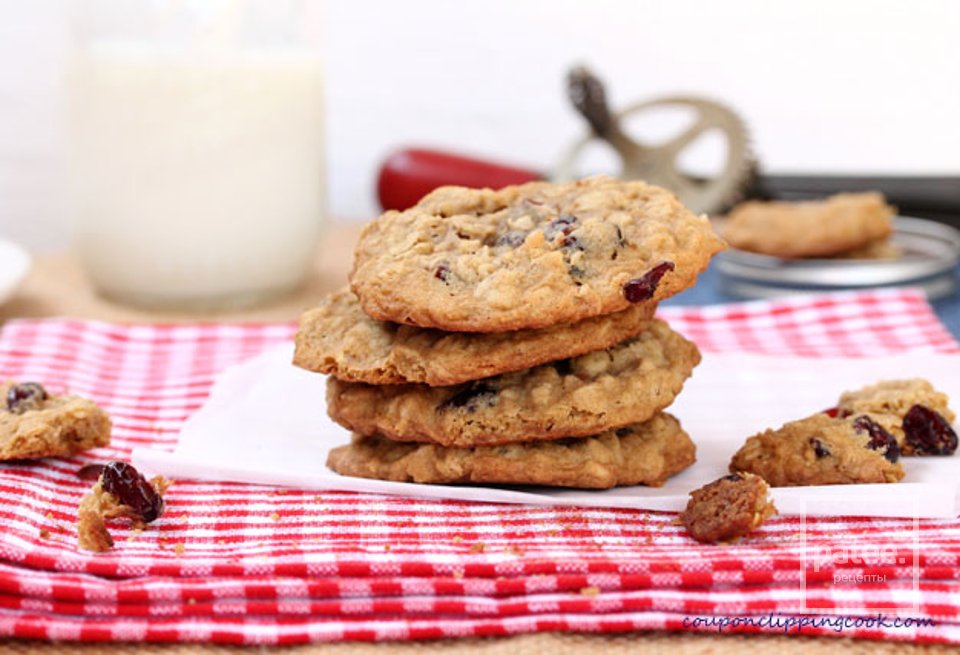 Овсяное печенье с клюквой - Шаг 18