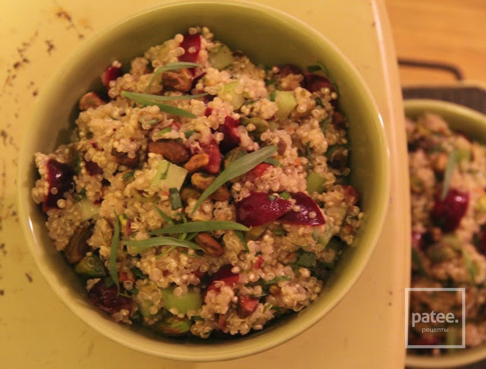 Салат из киноа с вишней и эстрагоном - Шаг 10