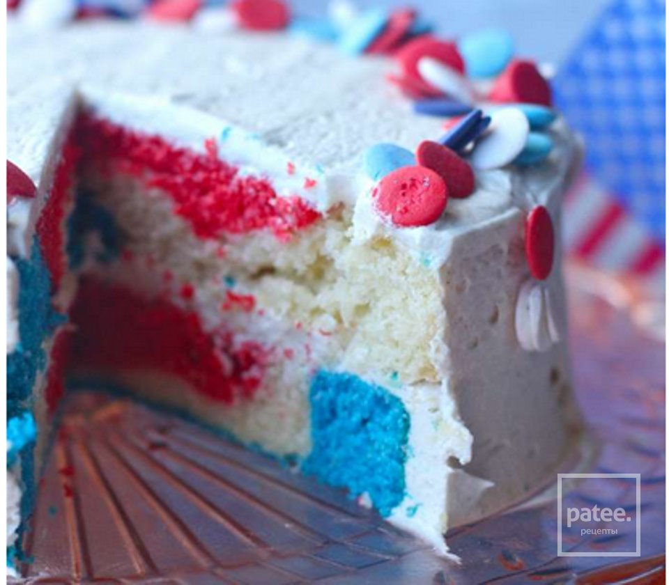 Торт американский флаг - Шаг 10