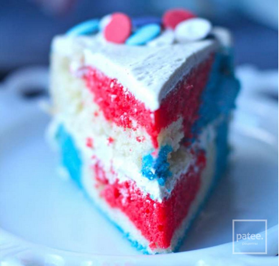 Торт американский флаг - Шаг 11