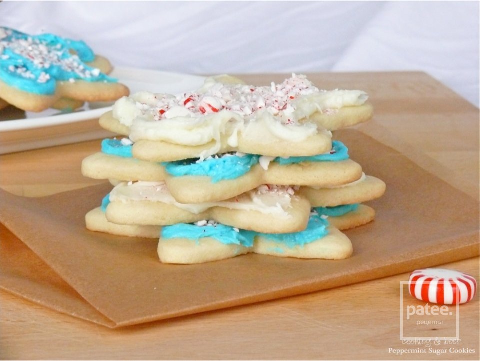 Мятное печенье со сливочно-шоколадной глазурью - Шаг 14