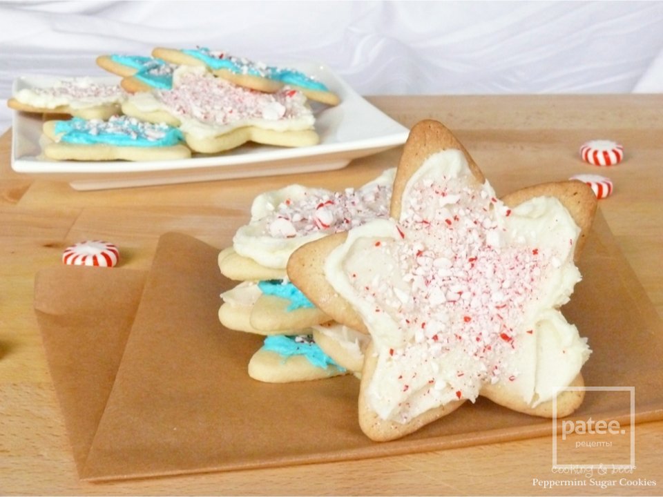 Мятное печенье со сливочно-шоколадной глазурью - Шаг 22