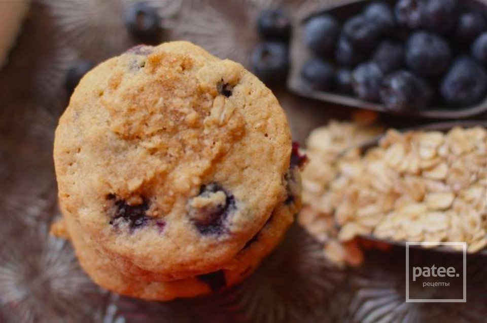 Овсяное печенье с черникой и корицей - Шаг 10